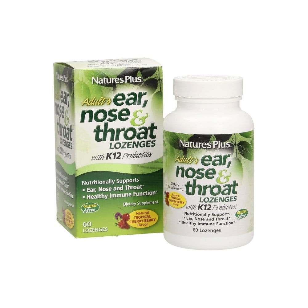 Natures Plus Adult’s Ear, Nose & Throat Lozenges 